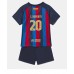 Billige Barcelona Sergi Roberto #20 Hjemmetrøye Barn 2022-23 Kortermet (+ korte bukser)
